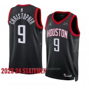 Maillot Houston Rockets Josh Christopher #9 Statement 2023-24 Noir