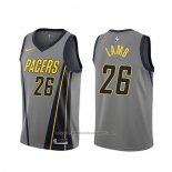 Maillot Indiana Pacers Jeremy Lamb #26 Ville 2019-20 Gris