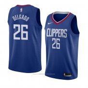 Maillot Los Angeles Clippers Angel Delgado #26 Icon 2018 Bleu