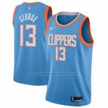 Maillot Los Angeles Clippers Paul George #13 Ville 2019 Bleu
