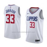 Maillot Los Angeles Clippers Wesley Johnson #33 Association 2018 Blanc