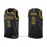 Maillot Los Angeles Lakers Anthony Davis #3 Mamba 2021-22 Noir