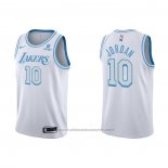 Maillot Los Angeles Lakers DeAndre Jordan #10 Ville 2021-22 Blanc