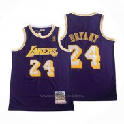 Maillot Los Angeles Lakers Kobe Bryant #24 Mitchell & Ness 2007-08 Volet