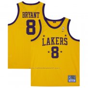 Maillot Los Angeles Lakers Kobe Bryant #8 Mitchell & Ness 1957 Jaune