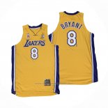Maillot Los Angeles Lakers Kobe Bryant #8 Mitchell & Ness 2001-02 Jaune