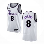 Maillot Los Angeles Lakers Kobe Bryant #8 Ville 2022-23 Blanc