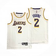 Maillot Los Angeles Lakers Kyrie Irving #2 Association Blanc