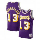 Maillot Los Angeles Lakers Wilt Chamberlain #13 Mitchell & Ness 1971-72 Volet