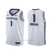 Maillot Memphis Grizzlies Kyle Anderson #1 Association Blanc