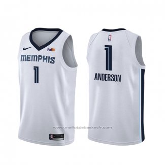 Maillot Memphis Grizzlies Kyle Anderson #1 Association Blanc