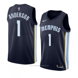 Maillot Memphis Grizzlies Kyle Anderson #1 Icon 2018 Bleu