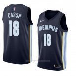 Maillot Memphis Grizzlies Omri Cassp #18 Icon 2018 Bleu