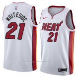 Maillot Miami Heat Hassan Whiteside #21 Association 2018 Blanc