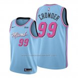 Maillot Miami Heat Jae Crowder #99 Ville 2019-20 Bleu