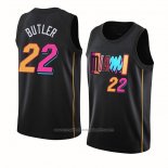 Maillot Miami Heat Jimmy Butler #22 Ville 2021-22 Noir