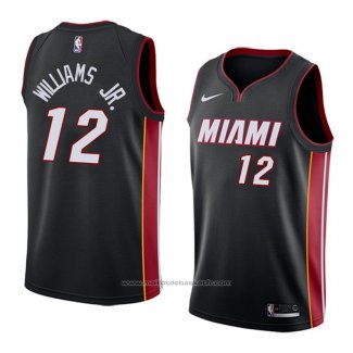 Maillot Miami Heat Matt Williams Jr. #12 Icon 2018 Noir