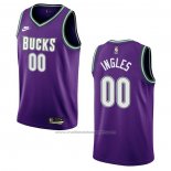 Maillot Milwaukee Bucks Joe Ingles #00 Classic 2022-23 Volet