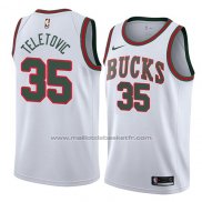 Maillot Milwaukee Bucks Mirza Teletovic #35 Classic 2018 Blanc