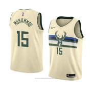 Maillot Milwaukee Bucks Shabazz Muhammad #15 Ville 2018 Crema