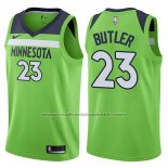 Maillot Minnesota Timberwolves Jimmy Butler #23 Statement 2017-18 Vert