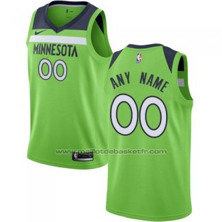 Maillot Minnesota Timberwolves Personnalise 17-18 Vert