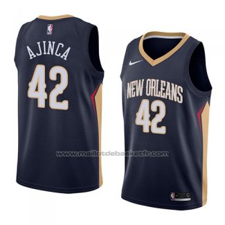 Maillot New Orleans Pelicans Alexis Ajinca #42 Icon 2018 Bleu