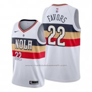 Maillot New Orleans Pelicans Derrick Favors #22 Earned Blanc