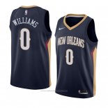 Maillot New Orleans Pelicans Troy Williams #0 Icon 2018 Bleu