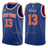 Maillot New York Knicks Joakim Noah #13 Icon 2017-18 Bleu
