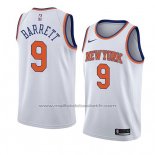 Maillot New York Knicks R.j. Barrett #9 Statement 2019-20 Blanc