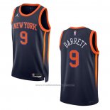 Maillot New York Knicks RJ Barrett #9 Statement 2022-23 Noir