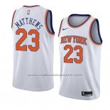 Maillot New York Knicks Wesley Matthews #23 Statement 2018 Blanc