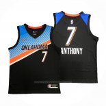 Maillot Oklahoma City Thunder Carmelo Anthony #7 Ville 2020-21 Noir