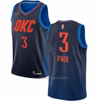 Maillot Oklahoma City Thunder Chris Paul #3 Statement Bleu