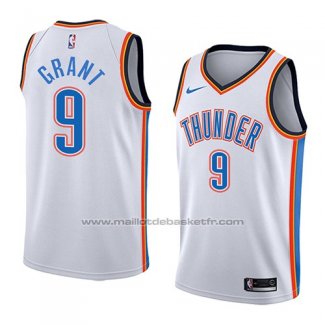 Maillot Oklahoma City Thunder Jerami Grant #9 Association 2018 Blanc