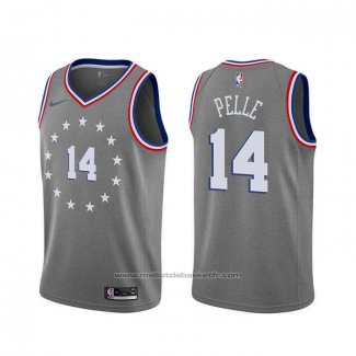 Maillot Philadelphia 76ers Norvel Pelle #14 Ville 2019-20 Gris