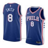 Maillot Philadelphia 76ers Zhaire Smith #8 Icon 2018 Bleu