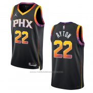 Maillot Phoenix Suns Deandre Ayton #22 Statement 2022-23 Noir