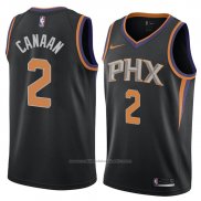 Maillot Phoenix Suns Isaiah Canaan #2 Statement 2018 Noir