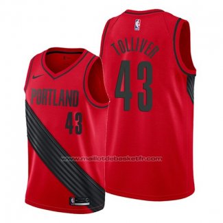 Maillot Portland Trail Blazers Anthony Tolliver #43 Statement Rouge