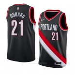 Maillot Portland Trail Blazers Chinanu Onuaku #21 Icon 2018 Noir