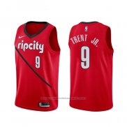 Maillot Portland Trail Blazers Gary Trent Jr. #9 Earned Rouge
