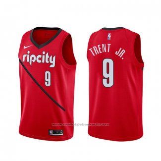 Maillot Portland Trail Blazers Gary Trent Jr. #9 Earned Rouge