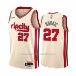 Maillot Portland Trail Blazers Jusuf Nurkic #27 Ville Crema