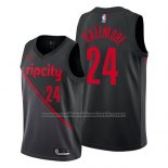 Maillot Portland Trail Blazers Kent Bazemore #24 Ville 2019 Noir