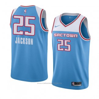 Maillot Sacramento Kings Justin Jackson #25 Ville 2018-19 Bleu