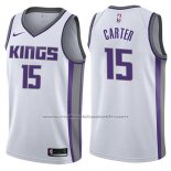 Maillot Sacramento Kings Vince Carter #15 Association 2017-18 Blanc