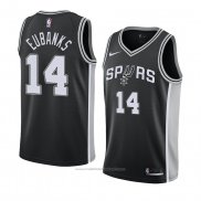 Maillot San Antonio Spurs Drew Eubanks #14 Icon 2018 Noir