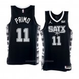 Maillot San Antonio Spurs Joshua Primo #11 Statement 2022-23 Noir